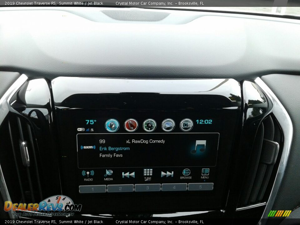 2019 Chevrolet Traverse RS Summit White / Jet Black Photo #15