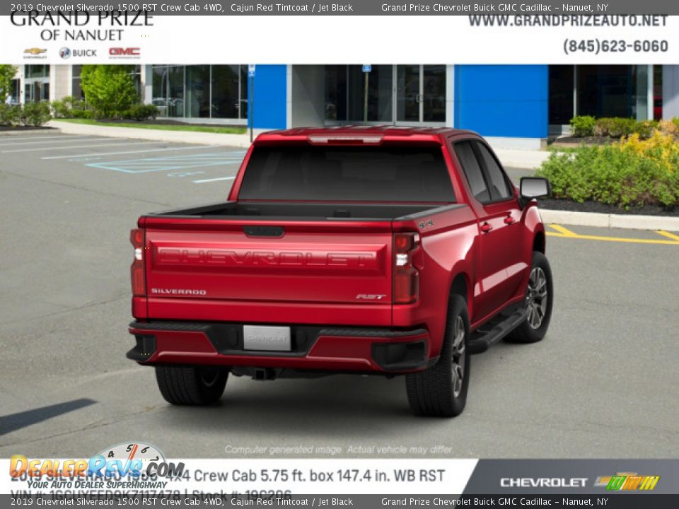 2019 Chevrolet Silverado 1500 RST Crew Cab 4WD Cajun Red Tintcoat / Jet Black Photo #3