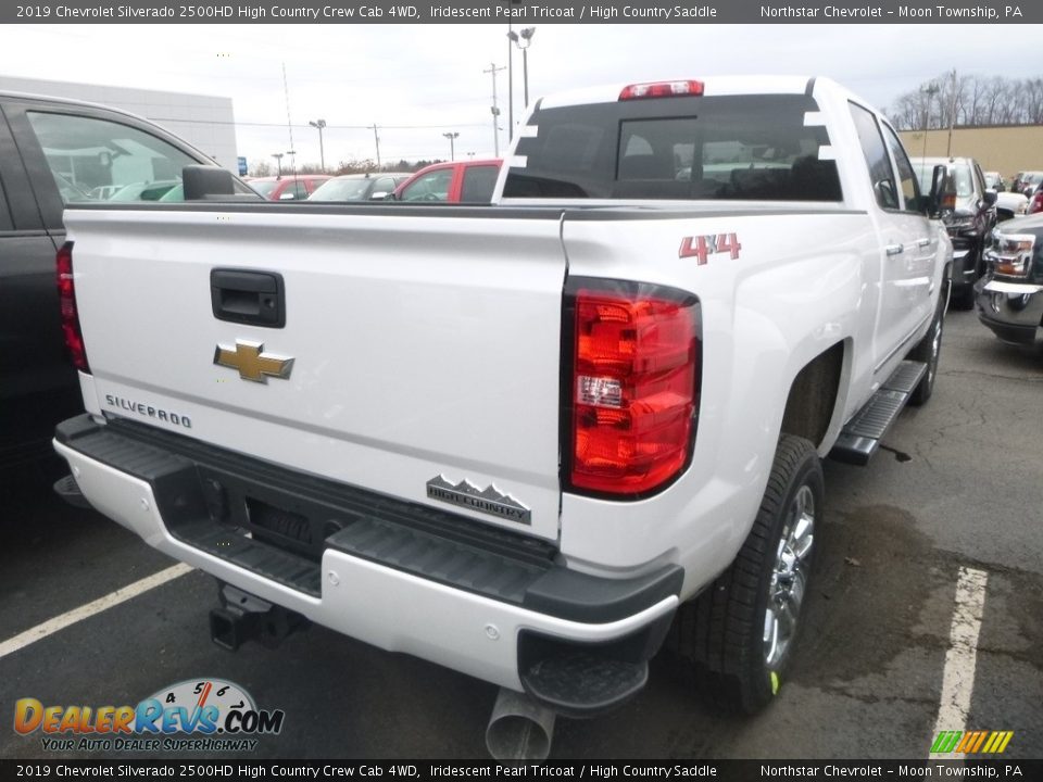 2019 Chevrolet Silverado 2500HD High Country Crew Cab 4WD Iridescent Pearl Tricoat / High Country Saddle Photo #5
