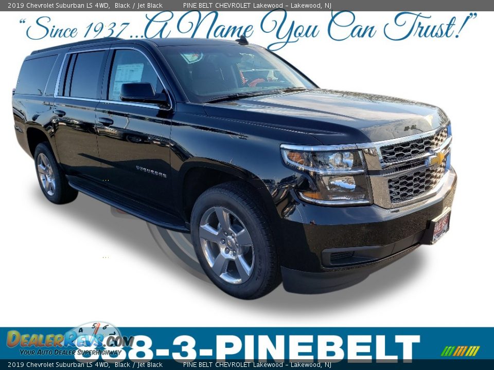 2019 Chevrolet Suburban LS 4WD Black / Jet Black Photo #1