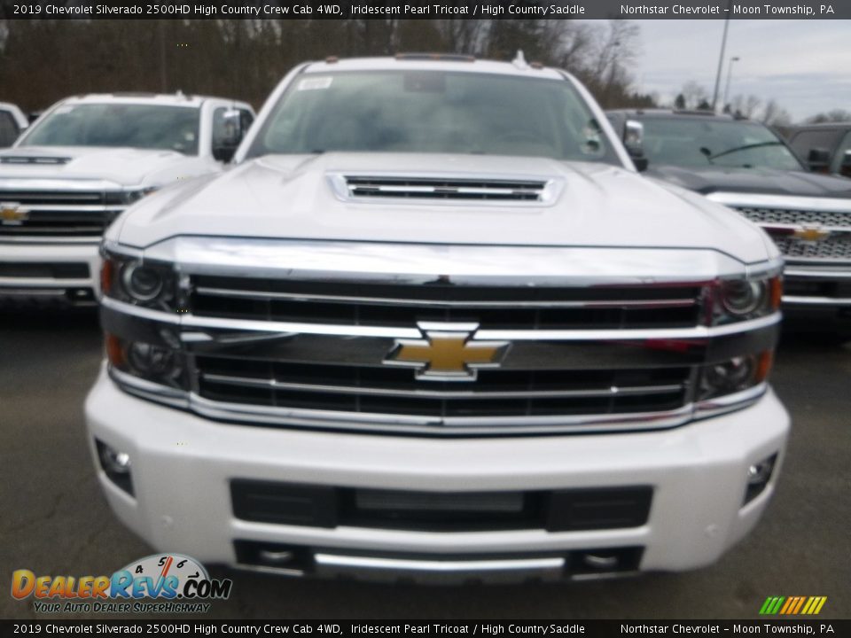 2019 Chevrolet Silverado 2500HD High Country Crew Cab 4WD Iridescent Pearl Tricoat / High Country Saddle Photo #8