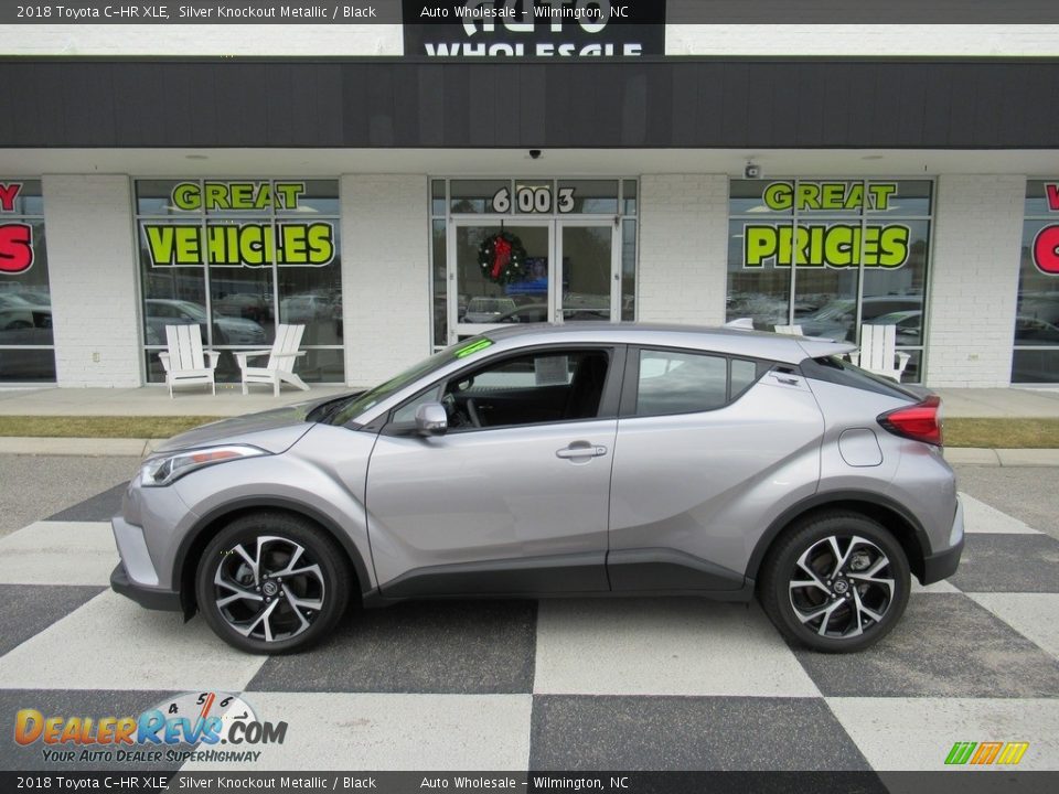 2018 Toyota C-HR XLE Silver Knockout Metallic / Black Photo #1
