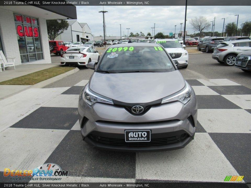 2018 Toyota C-HR XLE Silver Knockout Metallic / Black Photo #2