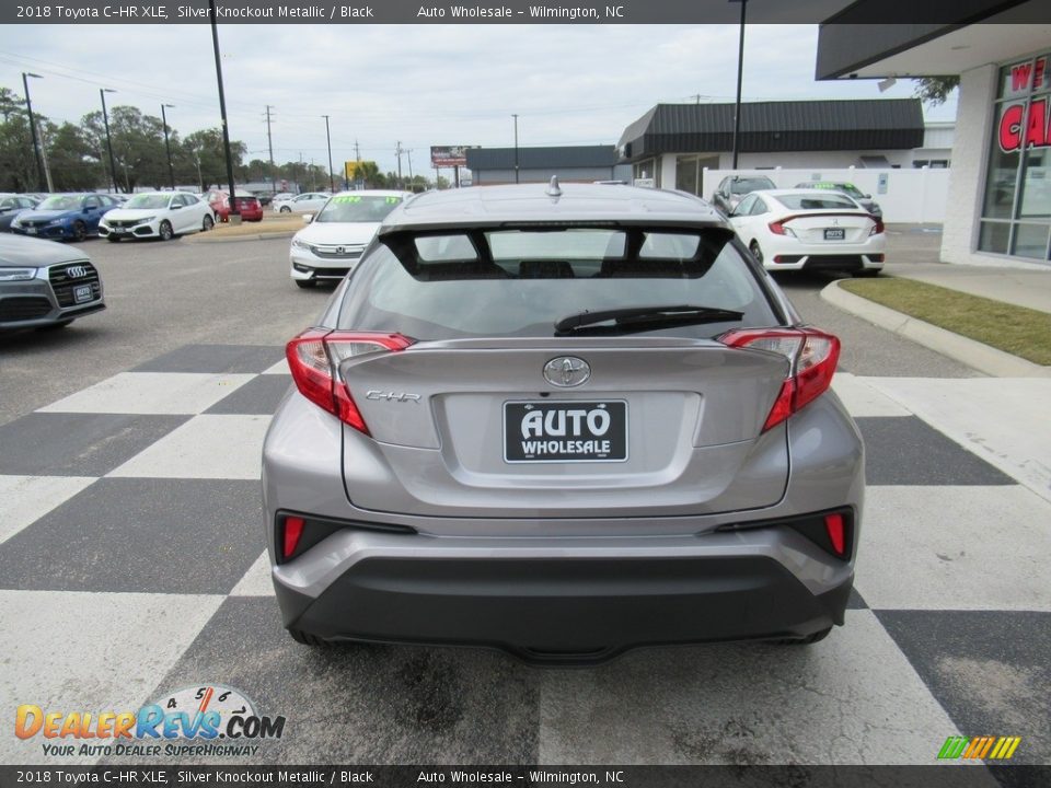 2018 Toyota C-HR XLE Silver Knockout Metallic / Black Photo #4