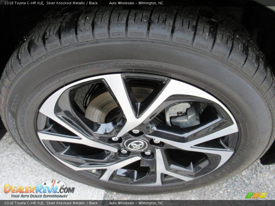 2018 Toyota C-HR XLE Silver Knockout Metallic / Black Photo #7