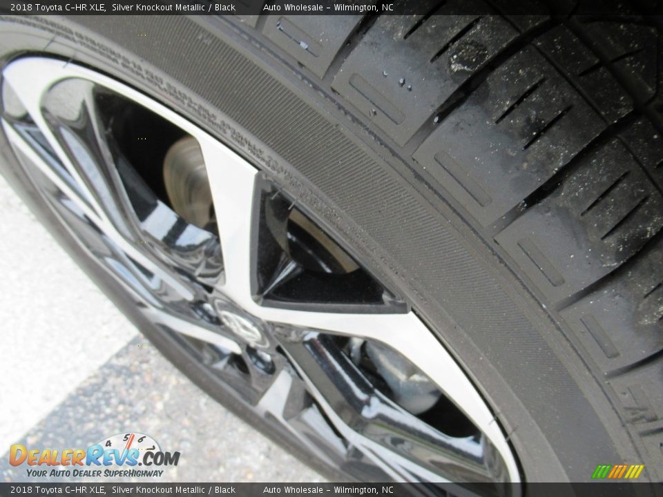 2018 Toyota C-HR XLE Silver Knockout Metallic / Black Photo #8