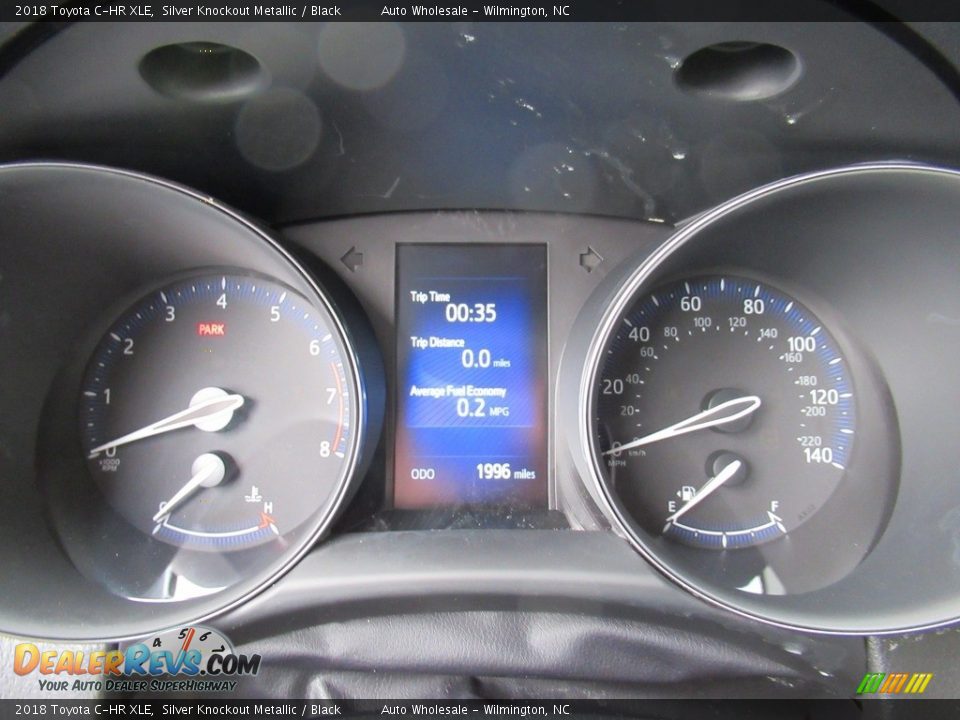 2018 Toyota C-HR XLE Silver Knockout Metallic / Black Photo #16