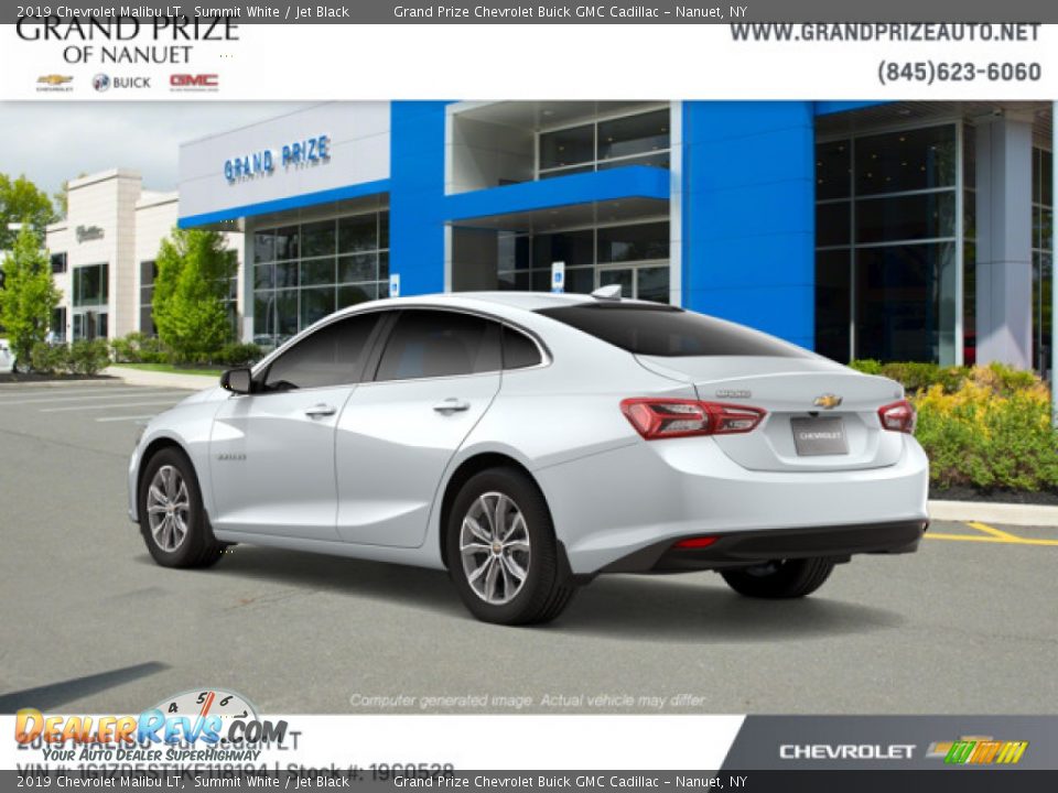 2019 Chevrolet Malibu LT Summit White / Jet Black Photo #4