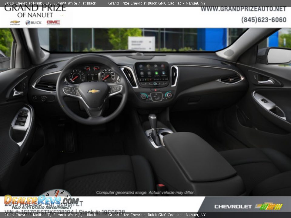 2019 Chevrolet Malibu LT Summit White / Jet Black Photo #5