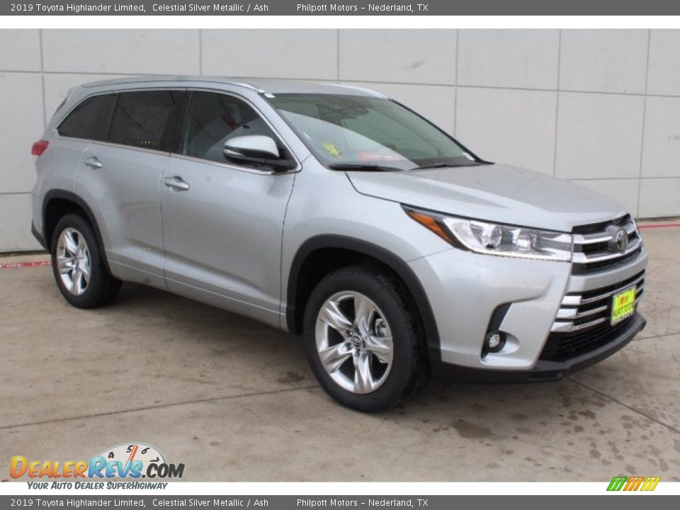 2019 Toyota Highlander Limited Celestial Silver Metallic / Ash Photo #2