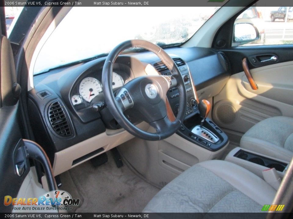 2006 Saturn VUE V6 Cypress Green / Tan Photo #10