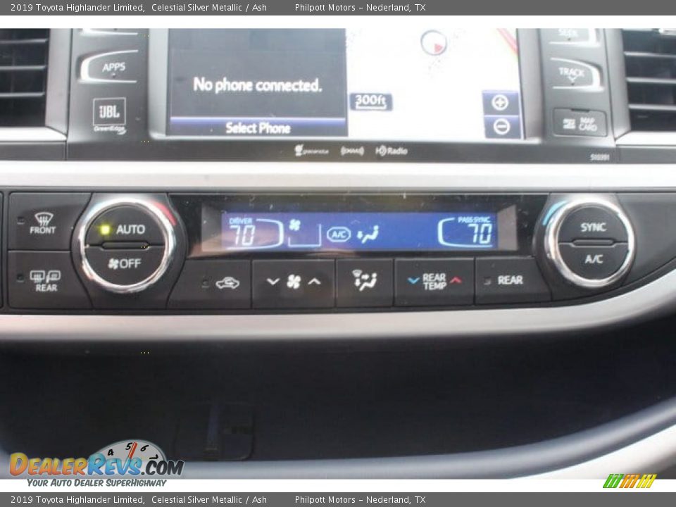 2019 Toyota Highlander Limited Celestial Silver Metallic / Ash Photo #13