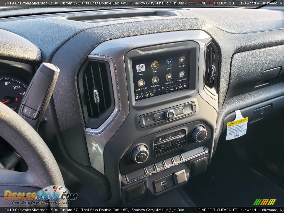 2019 Chevrolet Silverado 1500 Custom Z71 Trail Boss Double Cab 4WD Shadow Gray Metallic / Jet Black Photo #10