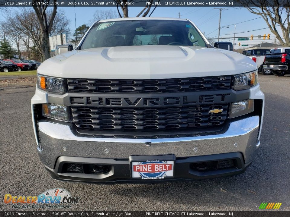 2019 Chevrolet Silverado 1500 WT Double Cab Summit White / Jet Black Photo #2