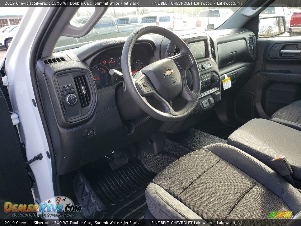 2019 Chevrolet Silverado 1500 WT Double Cab Summit White / Jet Black Photo #7