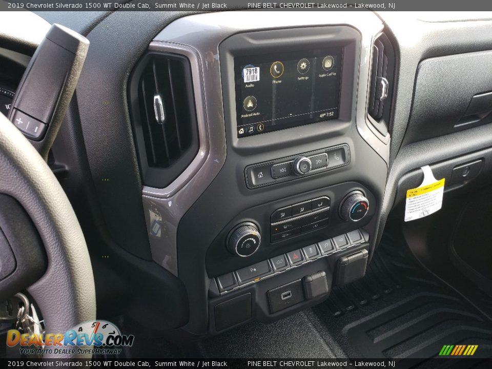 2019 Chevrolet Silverado 1500 WT Double Cab Summit White / Jet Black Photo #10