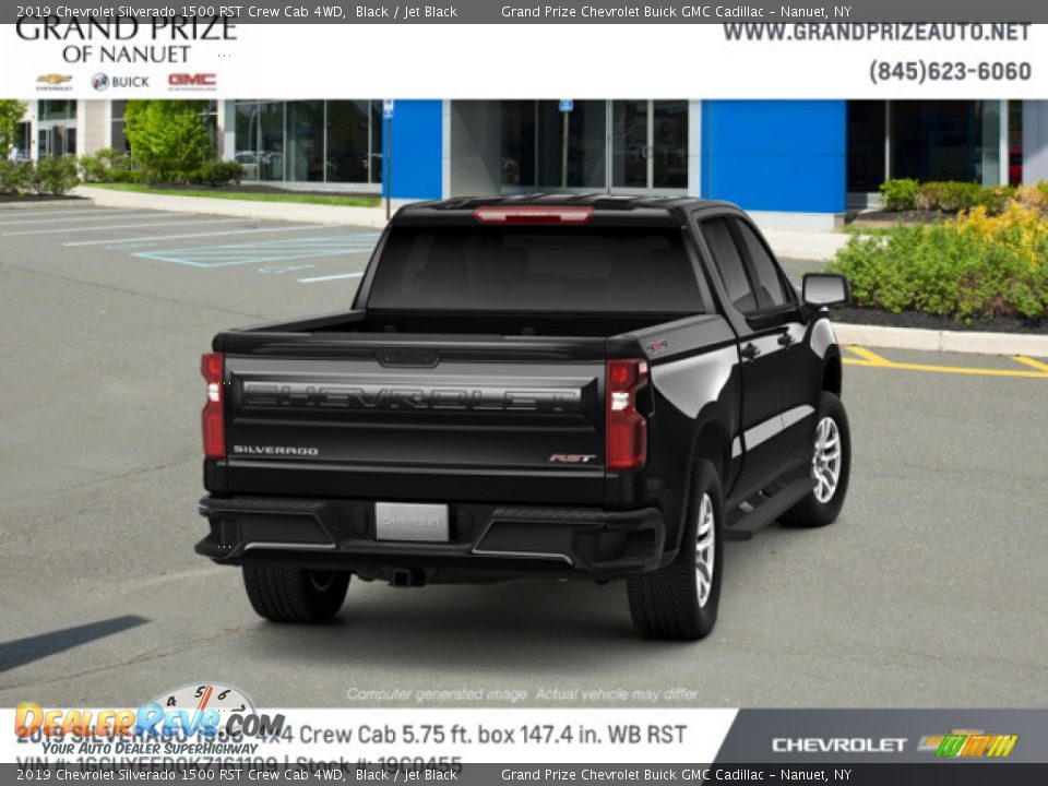 2019 Chevrolet Silverado 1500 RST Crew Cab 4WD Black / Jet Black Photo #3