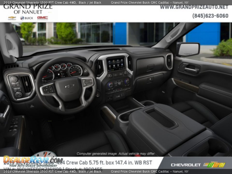 2019 Chevrolet Silverado 1500 RST Crew Cab 4WD Black / Jet Black Photo #5