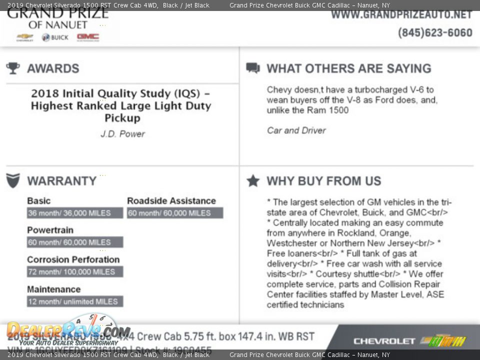 2019 Chevrolet Silverado 1500 RST Crew Cab 4WD Black / Jet Black Photo #8