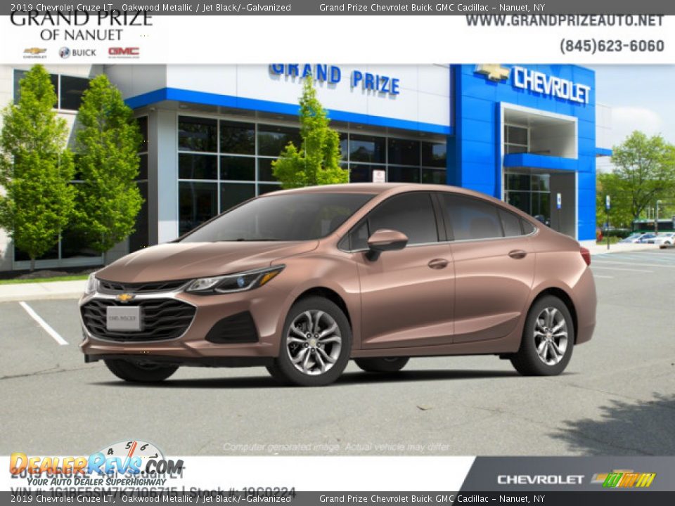 2019 Chevrolet Cruze LT Oakwood Metallic / Jet Black/­Galvanized Photo #1