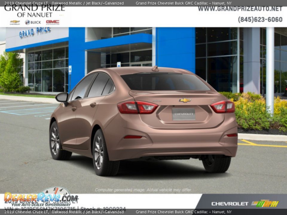 2019 Chevrolet Cruze LT Oakwood Metallic / Jet Black/­Galvanized Photo #3