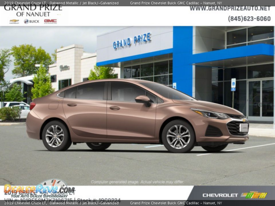 2019 Chevrolet Cruze LT Oakwood Metallic / Jet Black/­Galvanized Photo #4