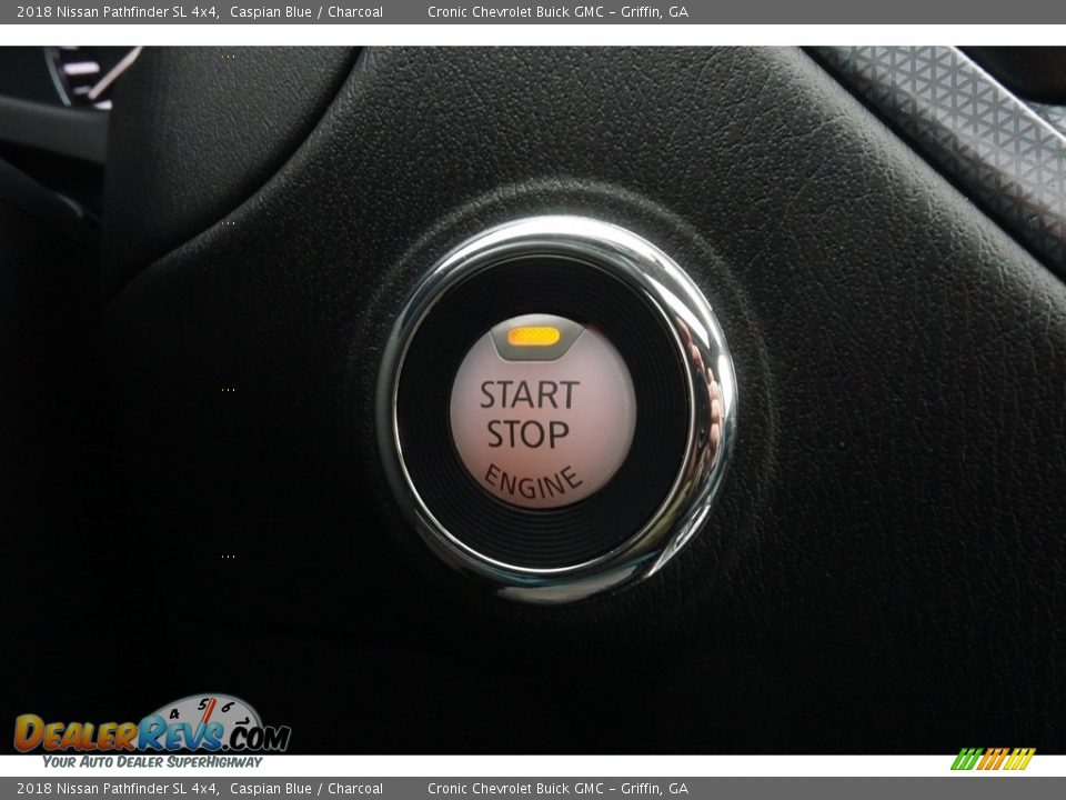 2018 Nissan Pathfinder SL 4x4 Caspian Blue / Charcoal Photo #9