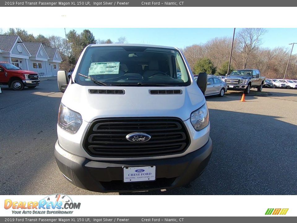 2019 Ford Transit Passenger Wagon XL 150 LR Ingot Silver / Pewter Photo #2