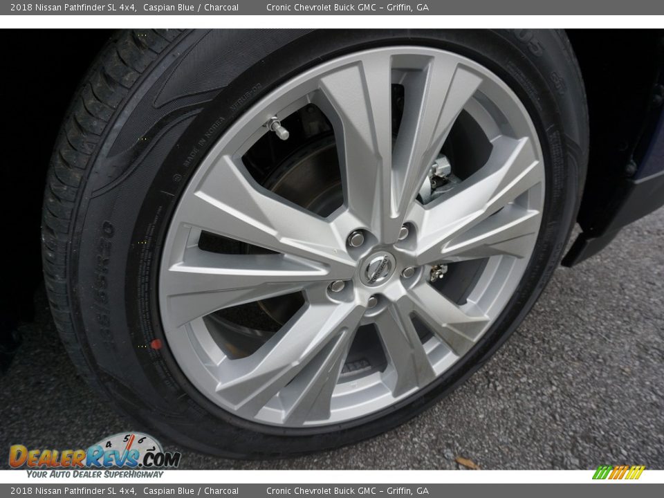 2018 Nissan Pathfinder SL 4x4 Caspian Blue / Charcoal Photo #15