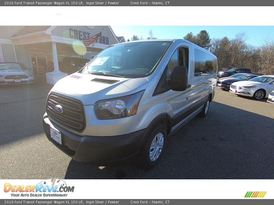 2019 Ford Transit Passenger Wagon XL 150 LR Ingot Silver / Pewter Photo #3
