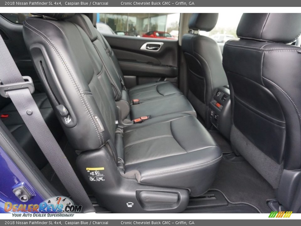 2018 Nissan Pathfinder SL 4x4 Caspian Blue / Charcoal Photo #17