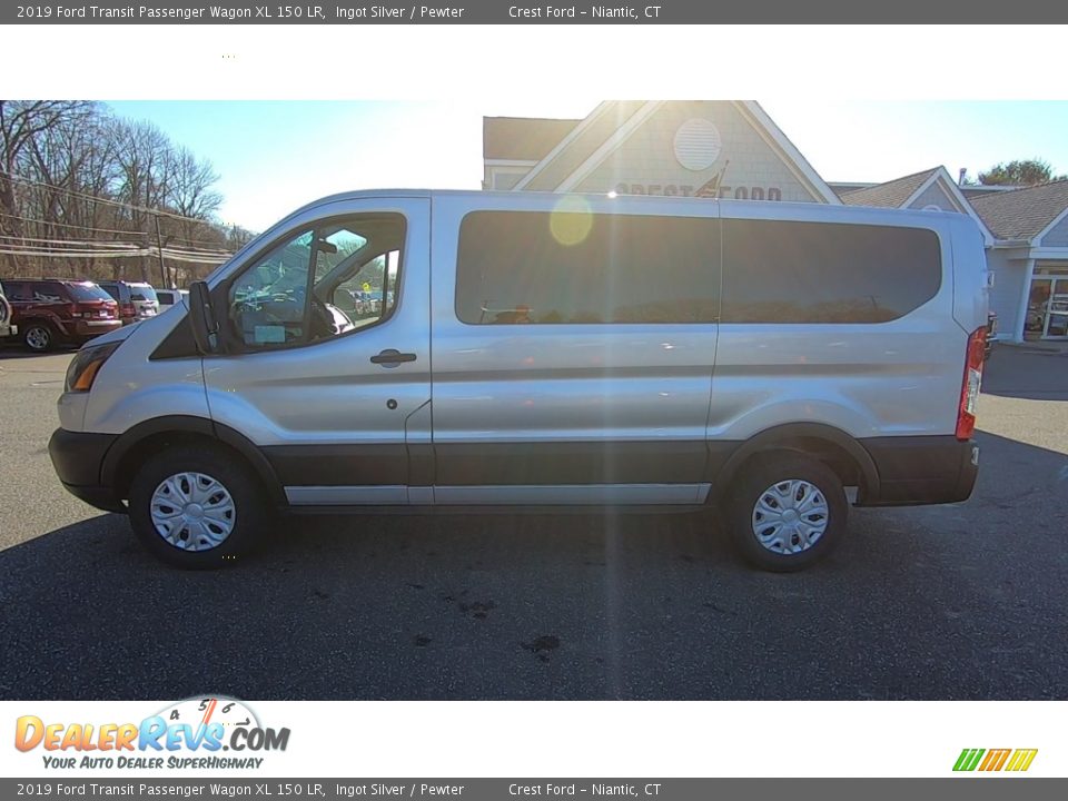 2019 Ford Transit Passenger Wagon XL 150 LR Ingot Silver / Pewter Photo #4