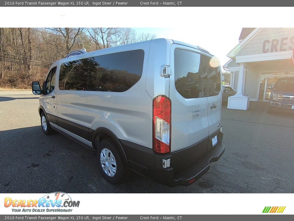 2019 Ford Transit Passenger Wagon XL 150 LR Ingot Silver / Pewter Photo #5