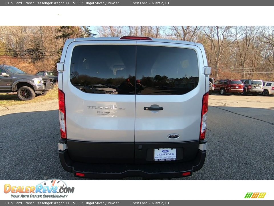 2019 Ford Transit Passenger Wagon XL 150 LR Ingot Silver / Pewter Photo #6