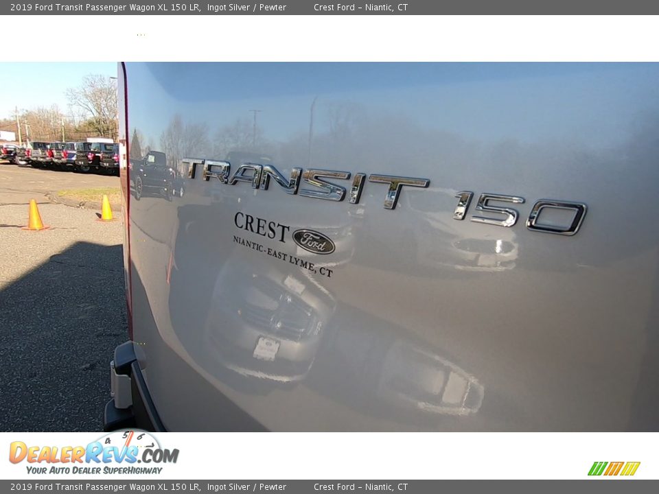2019 Ford Transit Passenger Wagon XL 150 LR Ingot Silver / Pewter Photo #9