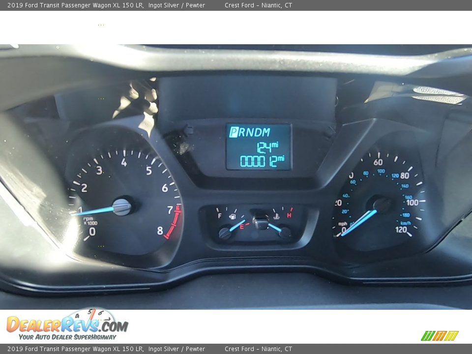 2019 Ford Transit Passenger Wagon XL 150 LR Ingot Silver / Pewter Photo #13