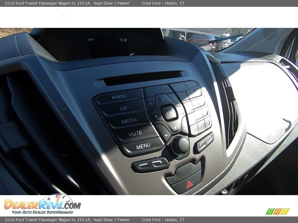 2019 Ford Transit Passenger Wagon XL 150 LR Ingot Silver / Pewter Photo #14
