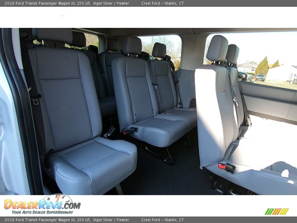 2019 Ford Transit Passenger Wagon XL 150 LR Ingot Silver / Pewter Photo #21