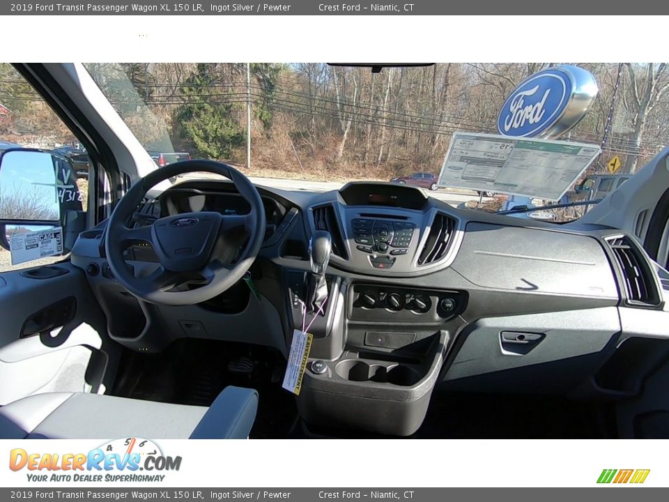 2019 Ford Transit Passenger Wagon XL 150 LR Ingot Silver / Pewter Photo #22