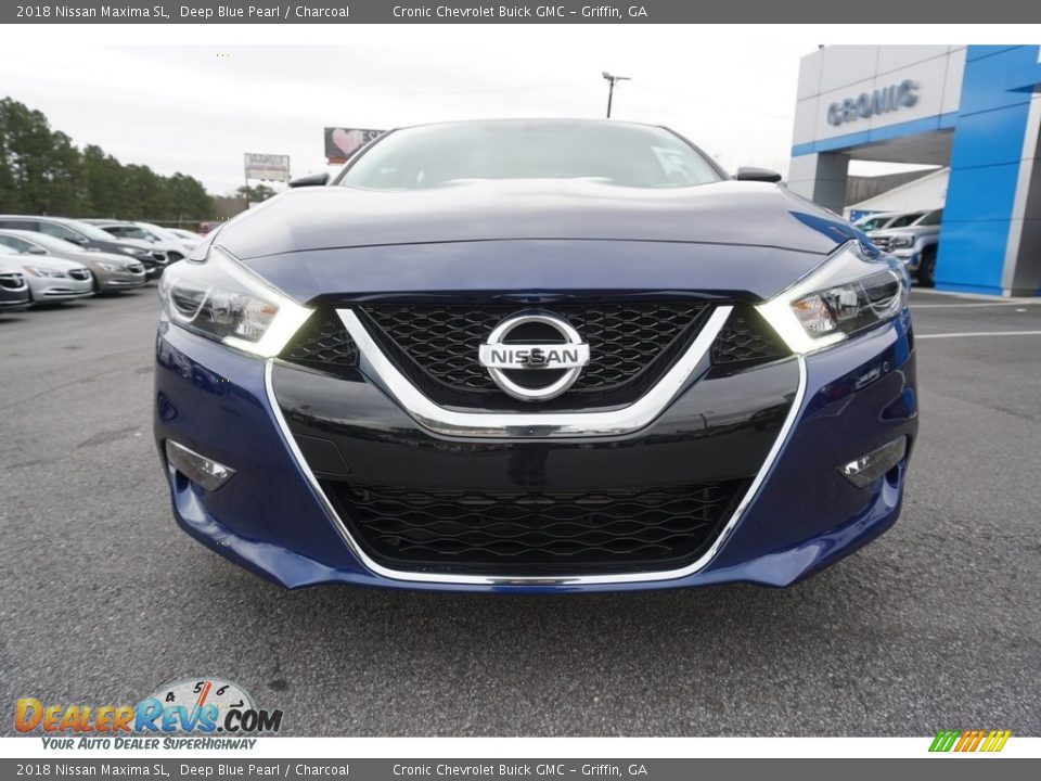 2018 Nissan Maxima SL Deep Blue Pearl / Charcoal Photo #2