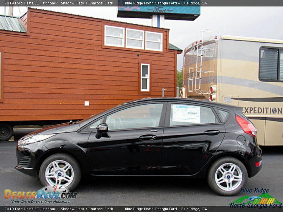 2019 Ford Fiesta SE Hatchback Shadow Black / Charcoal Black Photo #2