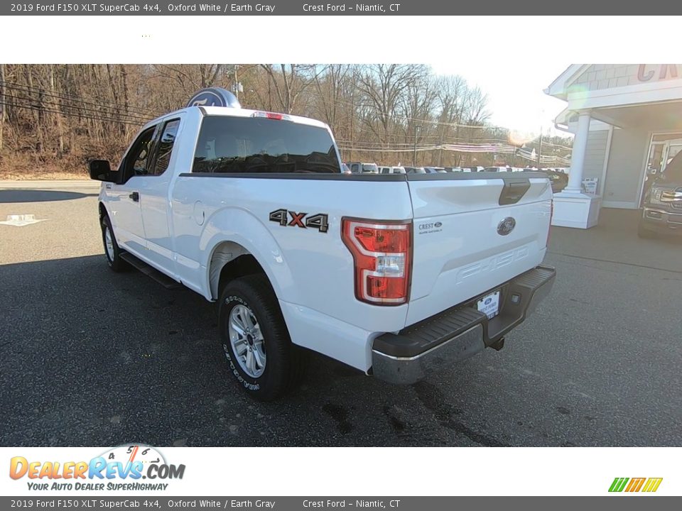 2019 Ford F150 XLT SuperCab 4x4 Oxford White / Earth Gray Photo #5
