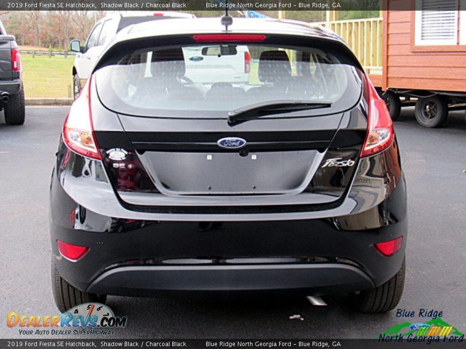 2019 Ford Fiesta SE Hatchback Shadow Black / Charcoal Black Photo #4