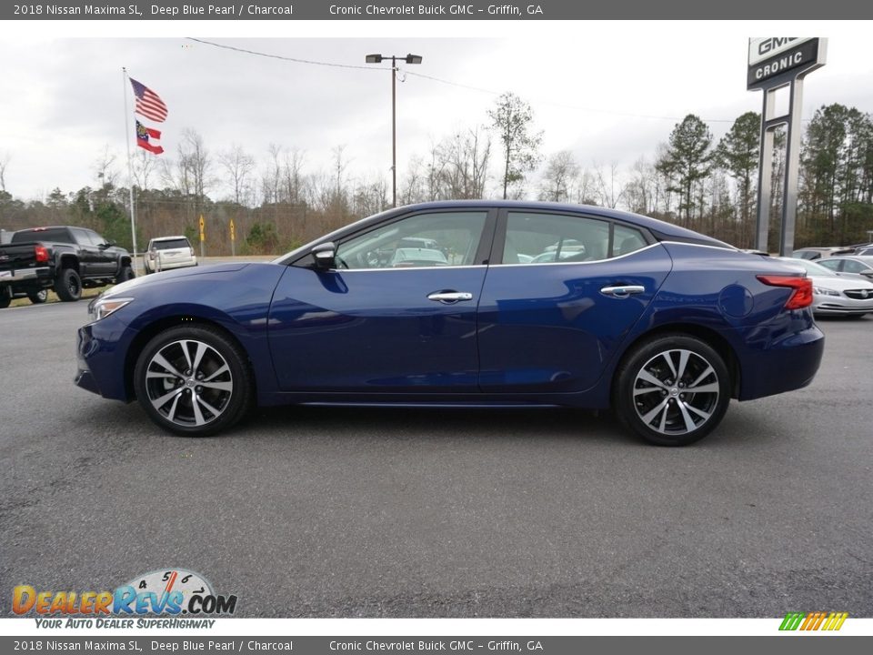 Deep Blue Pearl 2018 Nissan Maxima SL Photo #9