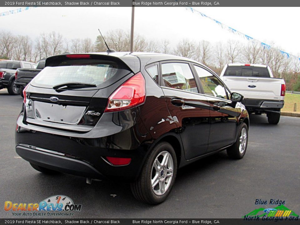 2019 Ford Fiesta SE Hatchback Shadow Black / Charcoal Black Photo #5