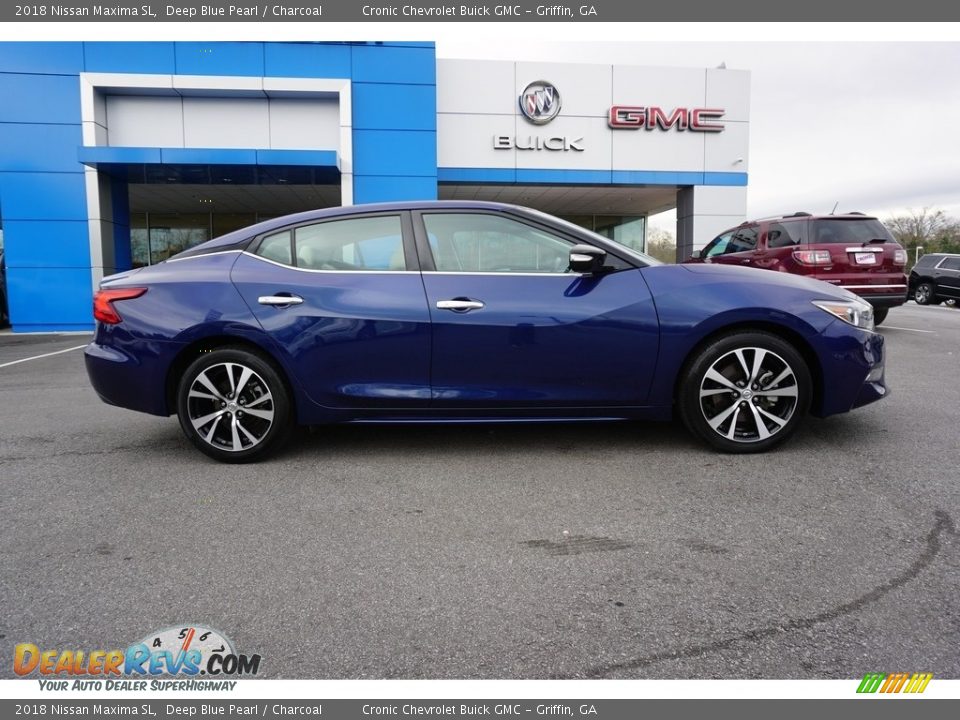 Deep Blue Pearl 2018 Nissan Maxima SL Photo #13