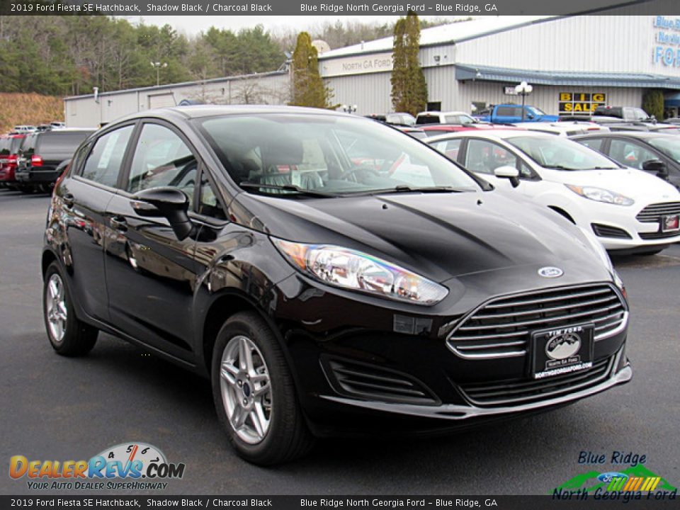 2019 Ford Fiesta SE Hatchback Shadow Black / Charcoal Black Photo #7