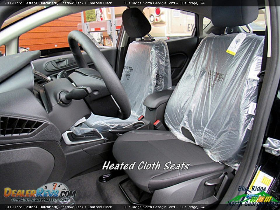 2019 Ford Fiesta SE Hatchback Shadow Black / Charcoal Black Photo #8
