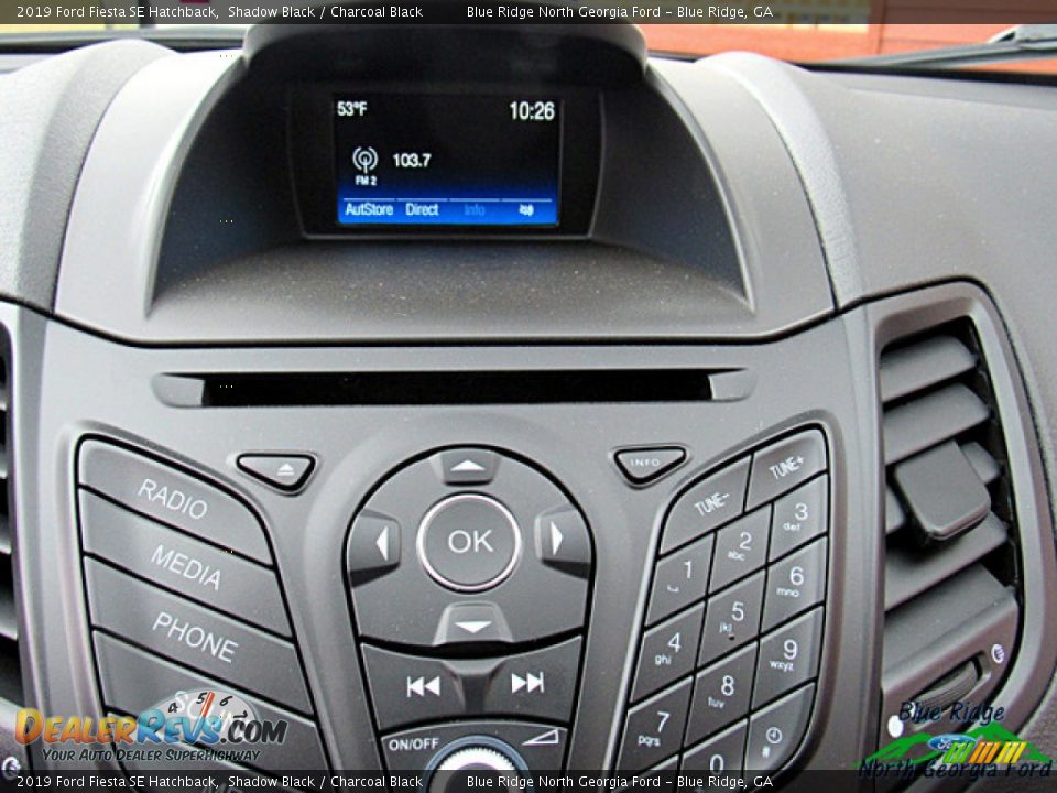 2019 Ford Fiesta SE Hatchback Shadow Black / Charcoal Black Photo #14