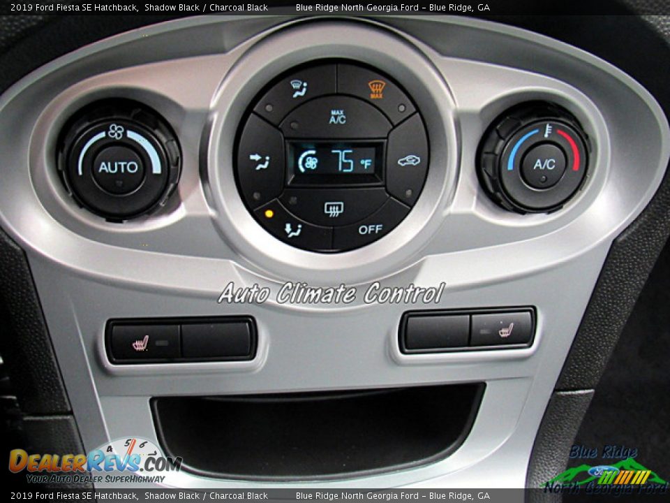 2019 Ford Fiesta SE Hatchback Shadow Black / Charcoal Black Photo #16